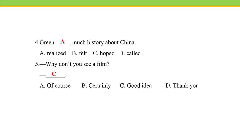 Unit 2 Lesson 10 Music and Dance 课件 冀教版英语七年级下册05