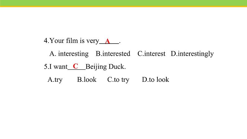 Unit 2 Lesson 11 Food in China 课件 冀教版英语七年级下册第5页