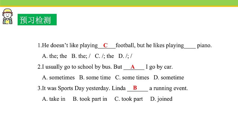 Unit 3 Lesson 14 Jenny's School Life 课件冀教版英语七年级下册04