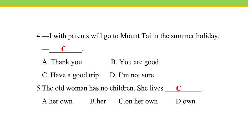 Unit 3 Lesson 14 Jenny's School Life 课件冀教版英语七年级下册05