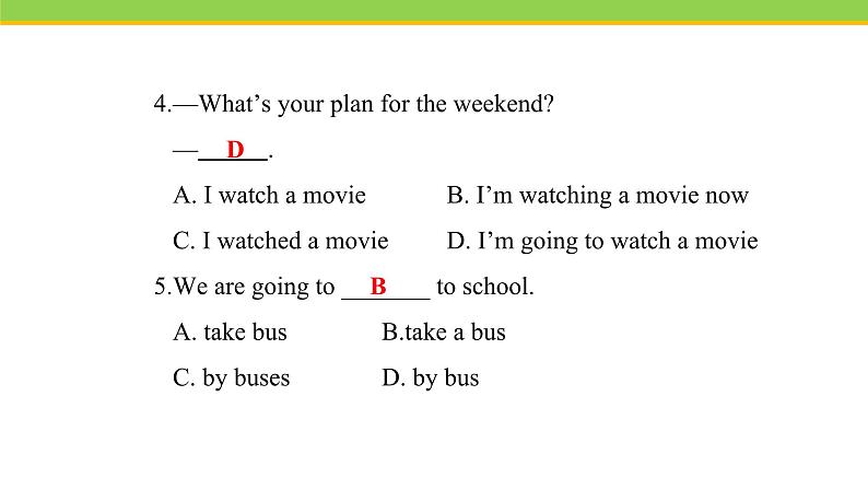 Unit 4 Lesson 24 How Was Your Weekend 课件 冀教版英语七年级下册05