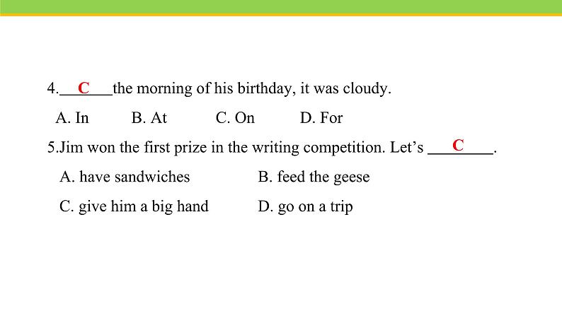 Unit 6 Lesson 34 Steven's Report 课件 冀教版英语七年级下册05