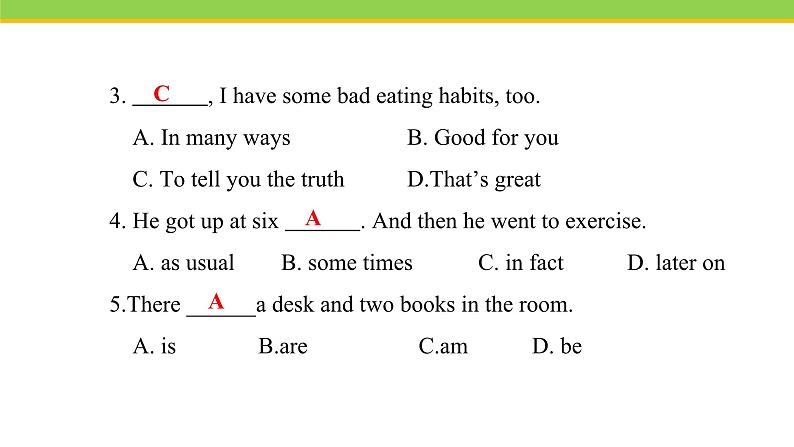 Unit 7 Lesson 37 You Are What You Eat! 课件冀教版英语七年级下册07