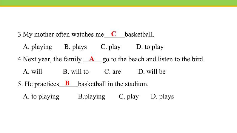 Unit 8 Lesson 45 Baseball Season 课件 冀教版英语七年级下册05