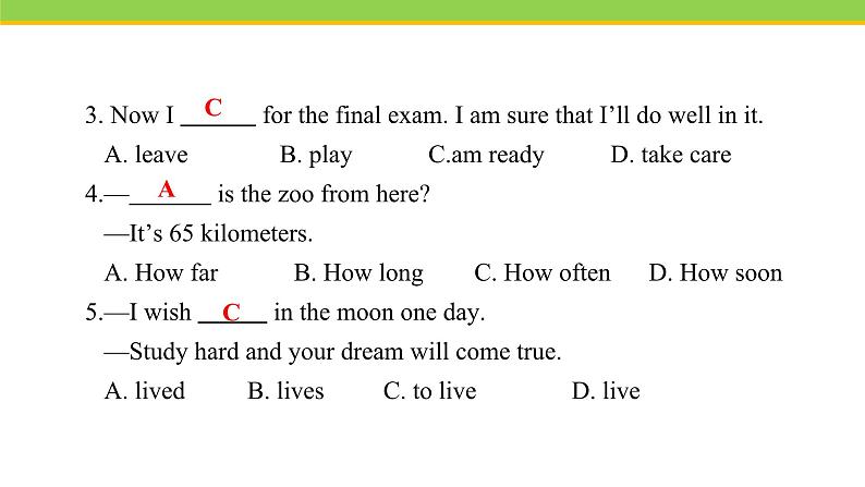 Unit 8 Lesson 46 Get Ready for Summer Holiday! 课件冀教版英语七年级下册05