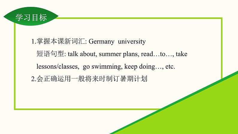 Unit 8 Lesson 47 Summer Plans 课件 冀教版英语七年级下册03