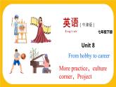 8.5 More practice【课件】牛津版本 初中英语七年级下册Unit8 From hobby to career