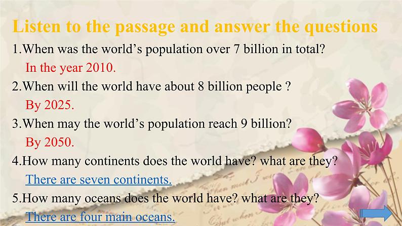 Lesson38 The World Is a Big Place 教案 2021-2022学年冀教版八年级英语下册课件PPT07