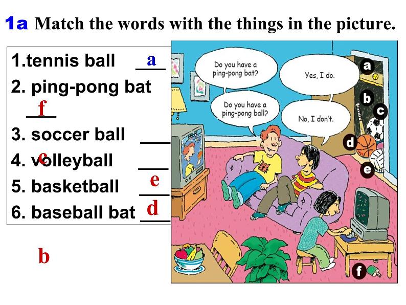 Unit 5 Do you have soccer ball？Section A课件初中英语人教新目标七上05