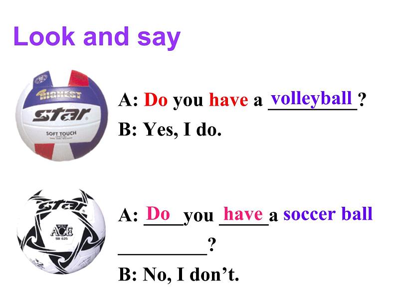 Unit 5 Do you have soccer ball？Section A课件初中英语人教新目标七上06