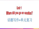 Unit 1 单元复习+写作-八年级上册英语教学同步精美课件+分层作业（人教版）