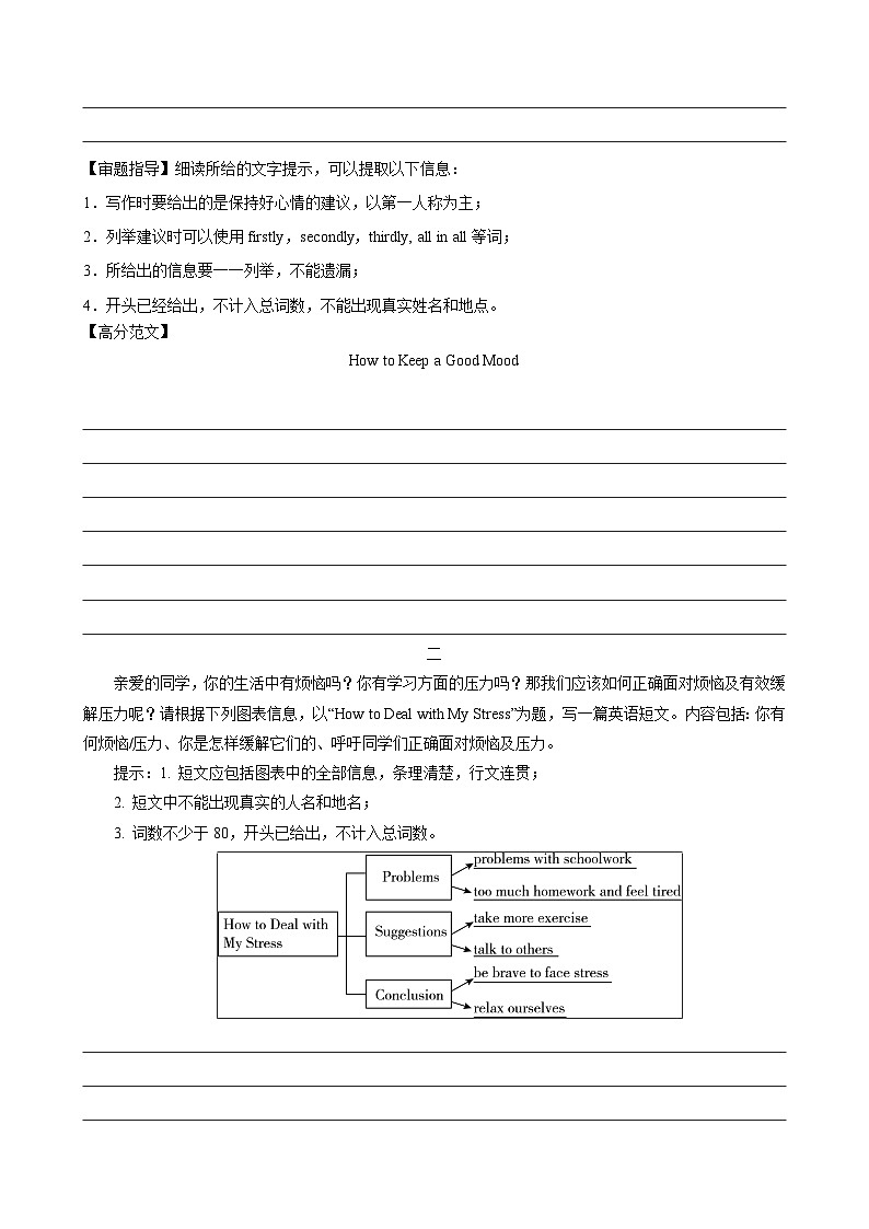 专题7.情感与情绪(词汇+句式+范文)-2024届中考英语作文复习素材（原卷版）第3页