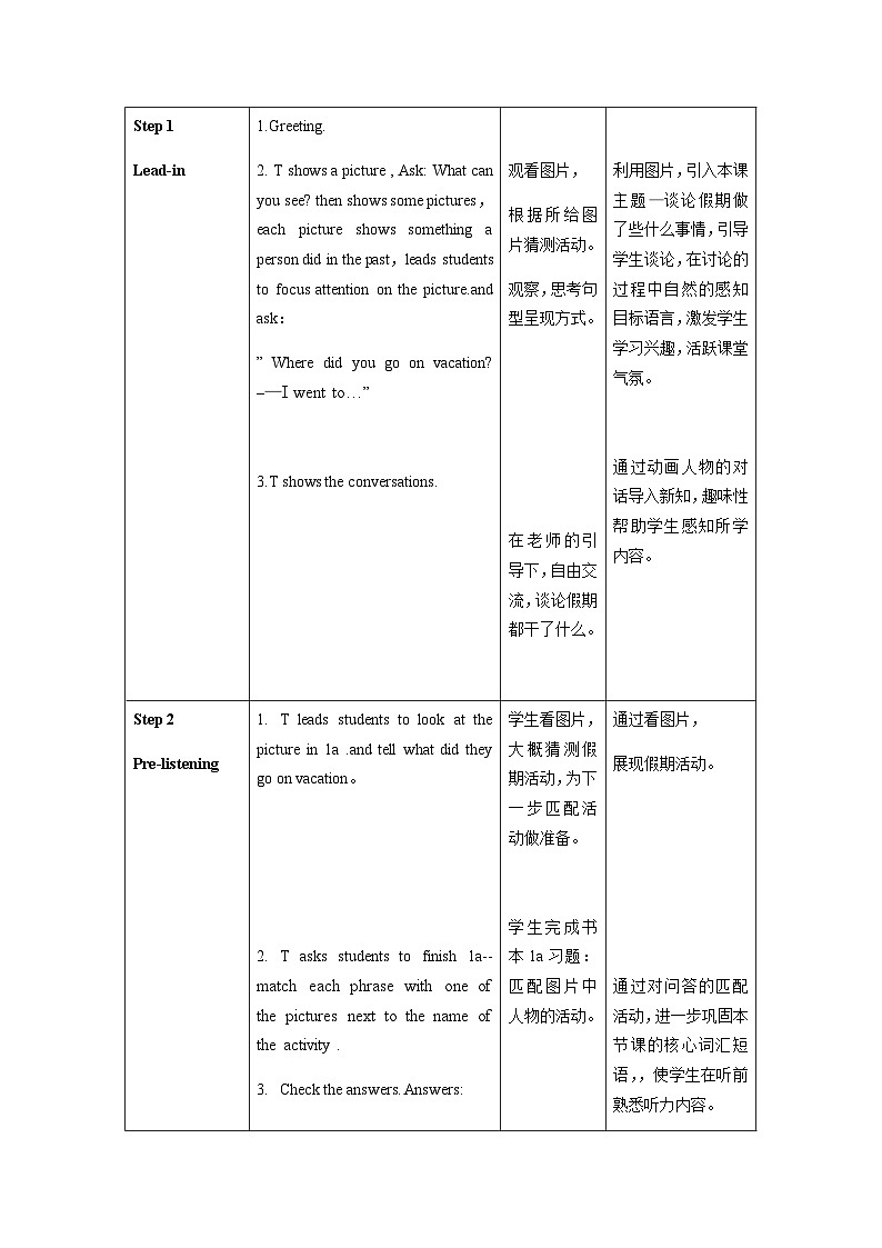 Unit 1 第1课时 Section A (1a-2d) （教学设计）-八年级英语上册同步备课系列（人教新目标Go For It!）02