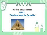 外研版初中英语八下Module 2 Unit 2 They ha ve seen the Pyramids 课件