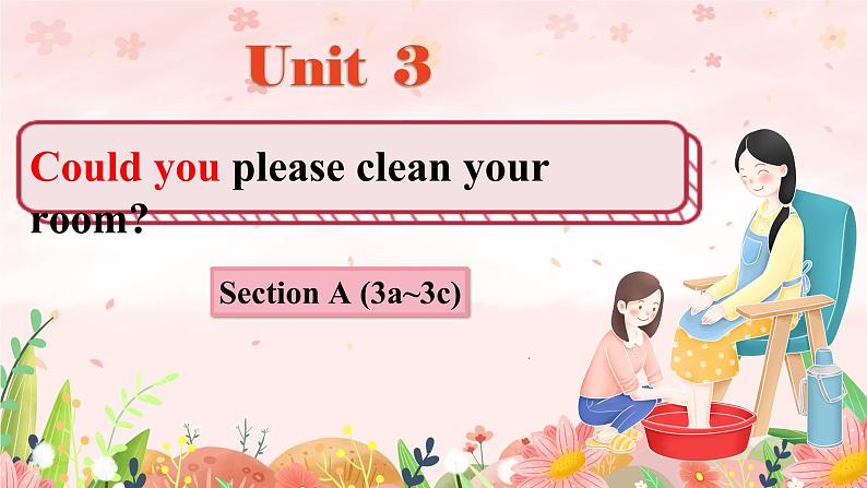 人教版初中英语八下Unit3《Could you please clean your room》SectionA(3a~3c) 阅读课件+素材01