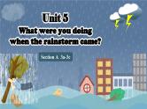 人教版初中英语八下Unit5《What were you doing when the rainsrorm came》Section(A3a-3c) 小阅读课件+素材