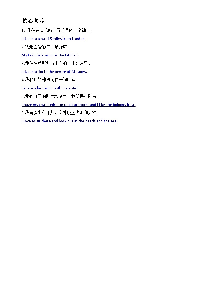 苏教版英语初一下默写练习03