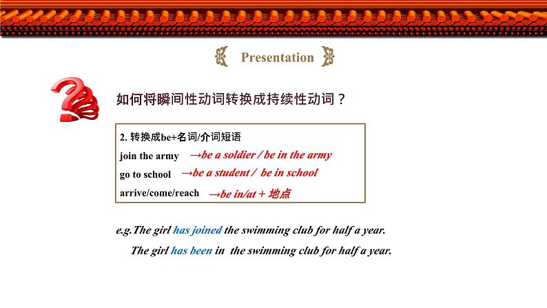 【核心素养目标】人教版初中英语八年级下册 Unit9 Have you ever been to a museum Section A Grammar Focus-4c教案+课件07