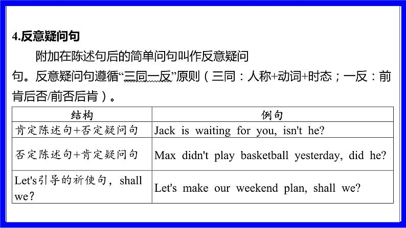 人教版英语中考复习考点研究 二部分 语法专题精讲练 专题十三 句子种类（连词成句必考）  类型2 问号类（疑问句） PPT课件08