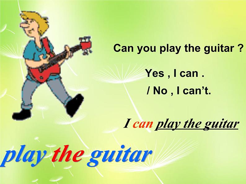 Unit 1 Can you play the guitar课件2第6页