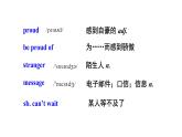 外研版八年级英语下册同步精品课件  1.3 Unit 2 I feel nervous when I speak Chinese（课件）