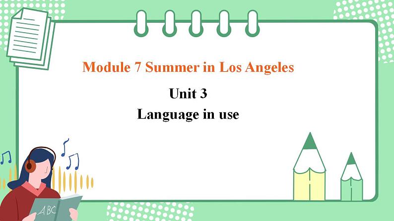 外研版八年级英语下册 Module7 Unit 3 Language in use（课件+音频）01