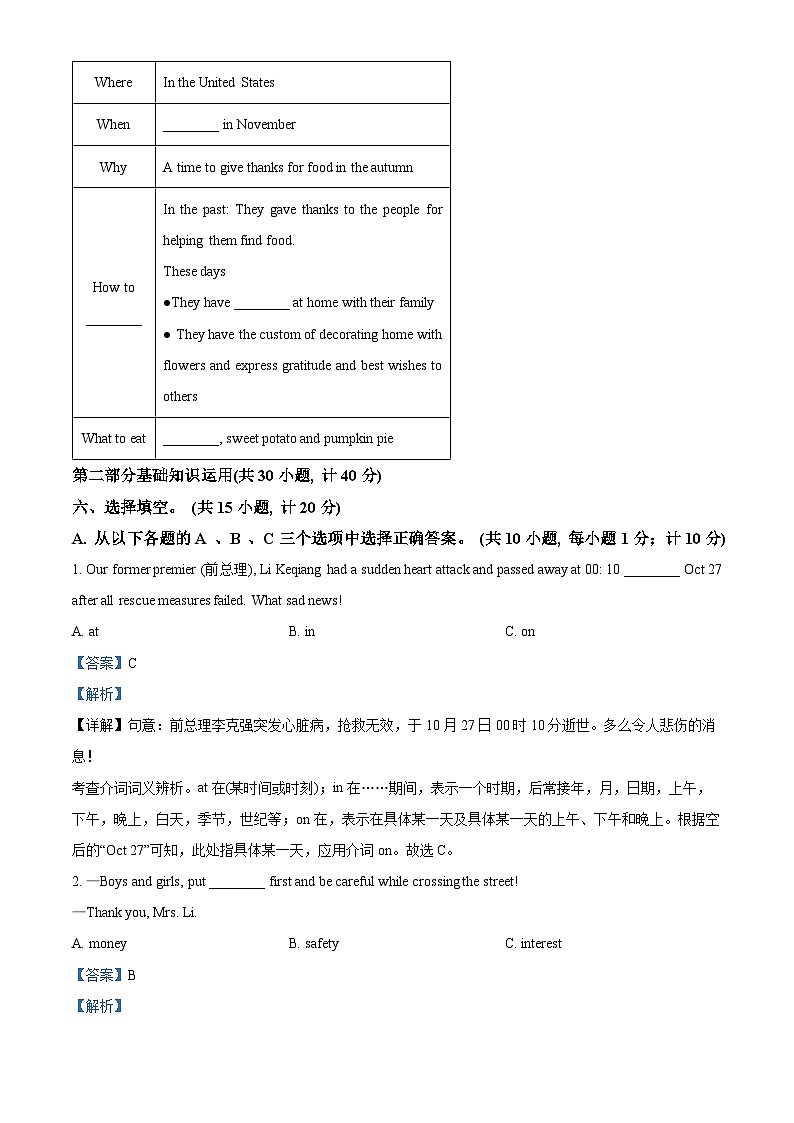 2024年四川省成都市成华区中考一模英语试题第3页