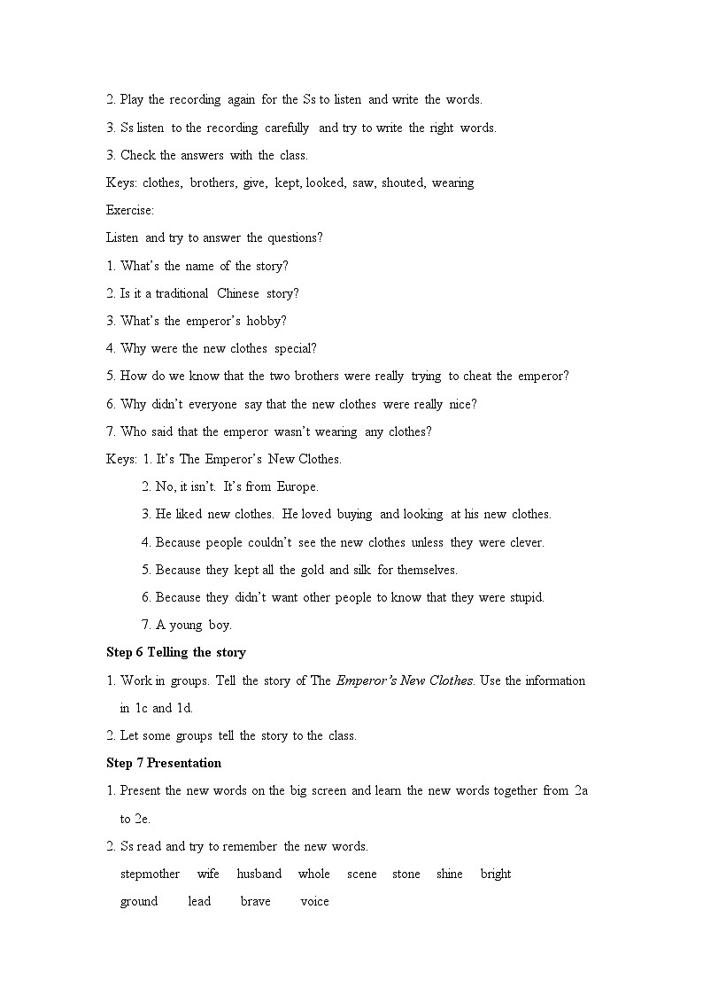 人教新目标(Go for it)版英语八年级下册 Unit6 SectionB（1a-2e） 教案03