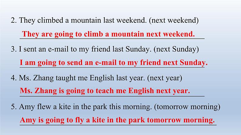 2024年（冀教版）七年级下册英语课件 Unit4 Review第5页