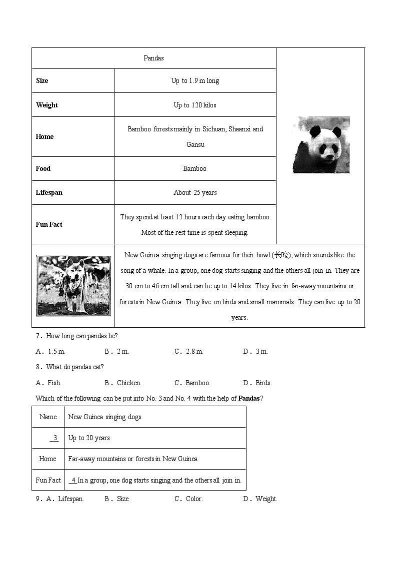 专题11 阅读理解 考点1 应用文（第01期）-中考英语真题分项汇编（全国通用）03