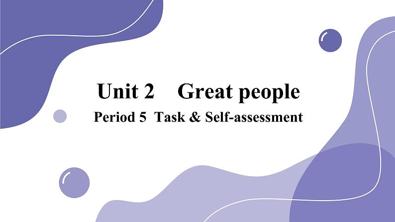 译林牛津英语9下 Unit 2 Period 5 Task & Self-assessment PPT课件01