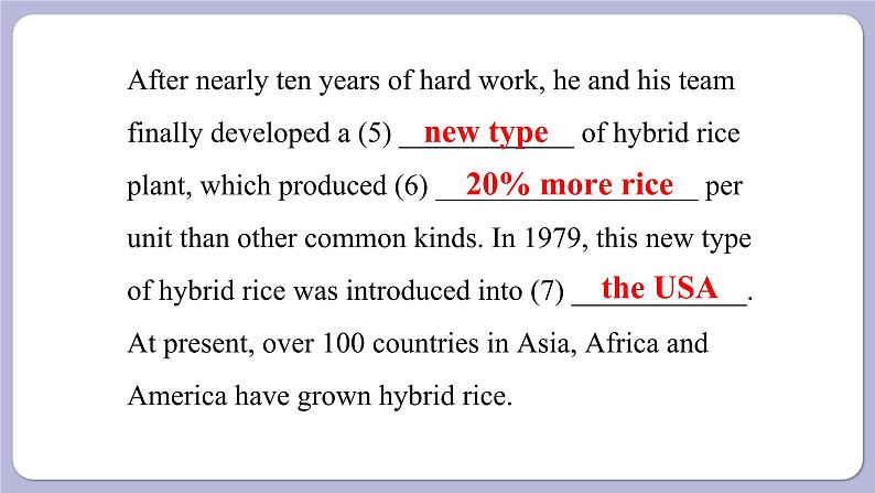 译林牛津英语9下 Unit 2 Period 5 Task & Self-assessment PPT课件08