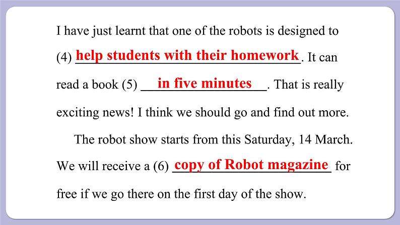 译林牛津英语9下 Unit 3 Period 4 Integrated skills & Study skills PPT课件第7页