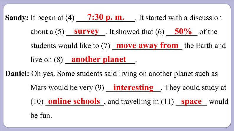 译林牛津英语9下 Unit 4 Period 4 Integrated skills & Study skills PPT课件08