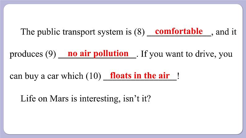 译林牛津英语9下 Unit 4 Period 5 Task & Self-assessment PPT课件06