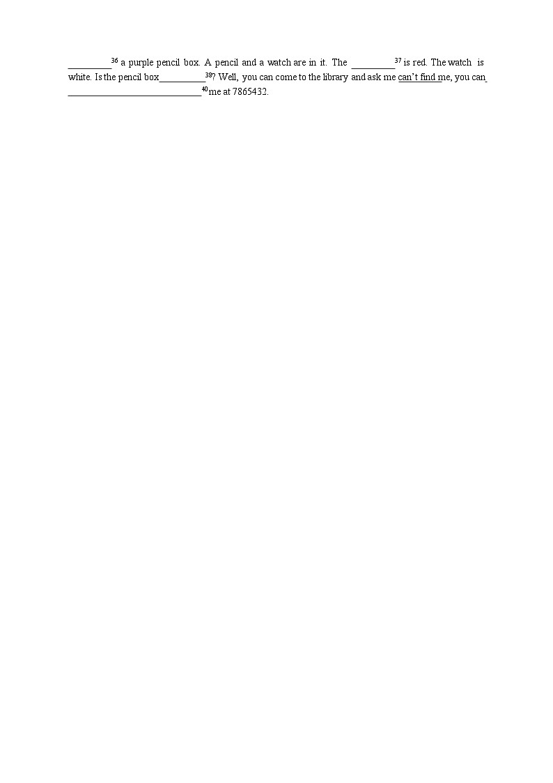 四川省泸州高级中学校初中教育联合校2023-2024学年七年级上学期期中英语试题03