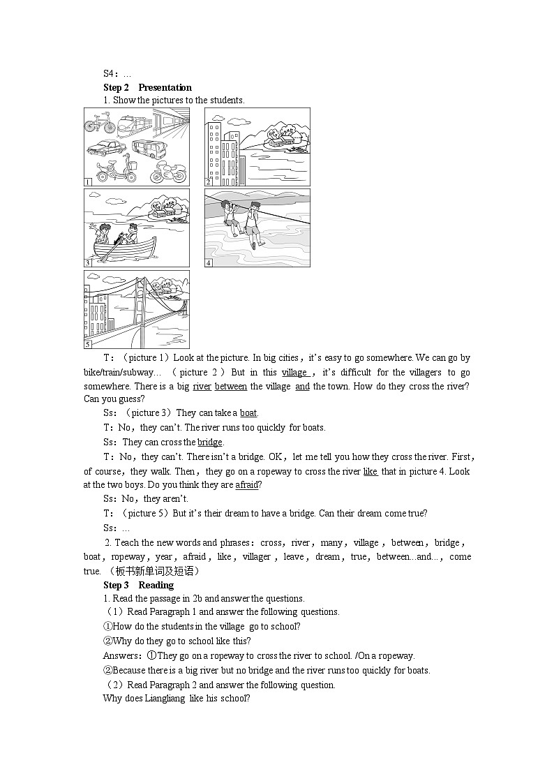 UNIT 3 Period 4 （Section B 2a-Self Check）教案02