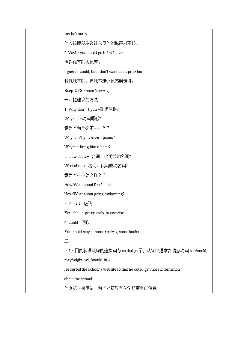 Unit 4 Why don't you talk to your parents （第3课时）教案02