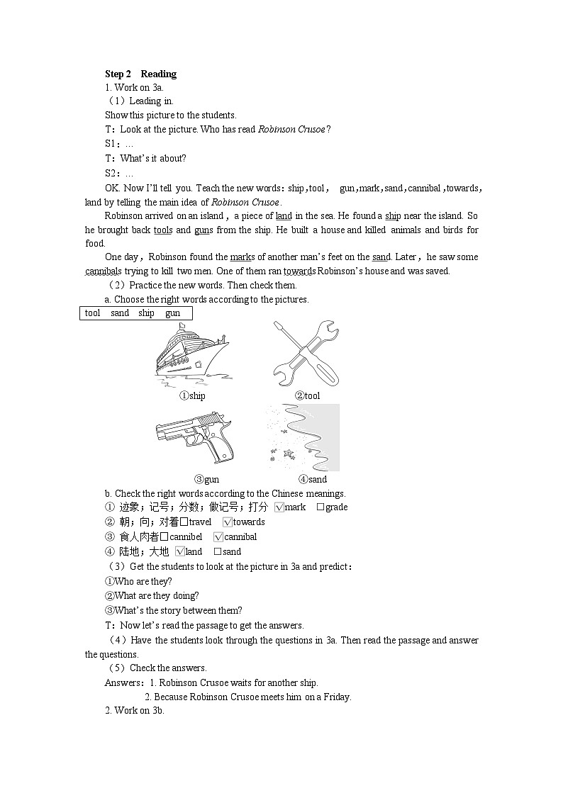 UNIT 8 Period 2 （Section A 3a-4c）教案02