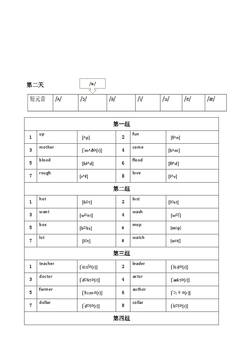 初中48音标学案03