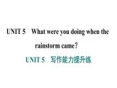 人教版英语八下UNIT 5　写作能力提升练课件PPT