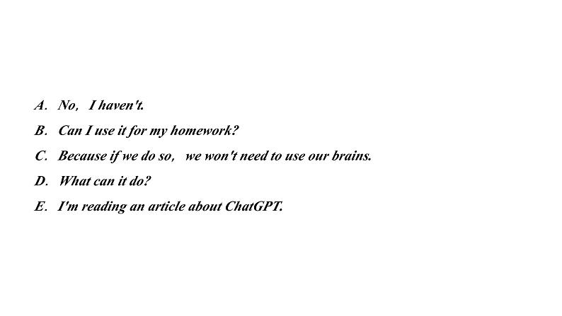 2024九年级英语全册专题复习一补全对话作业课件新版人教新目标版第4页