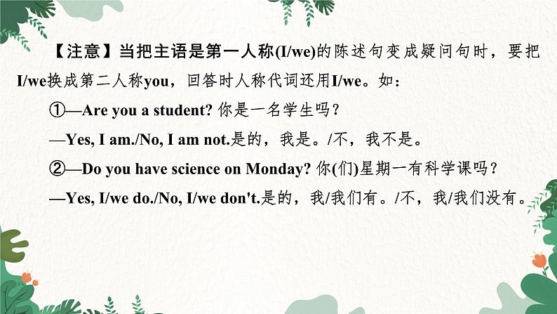 外研版英语七年级上册 Module 5 My school dayUnit 3 Language in use课件第6页