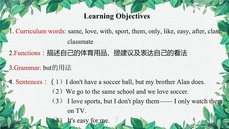 人教新目标版英语七年级上册 Unit 5 Do you have a soccer ball第四课时Section B (2a-2c)课件第2页