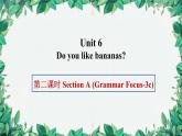 人教新目标版英语七年级上册 Unit 6 Do you like bananas第二课时Section A (Grammar Focus-3c)课件