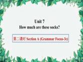 人教新目标版英语七年级上册 Unit 7 How much are these socks第二课时SectionA (Grammar Focus-3c)课件