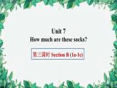 人教新目標(biāo)版英語(yǔ)七年級(jí)上冊(cè) Unit 7 How much are these socks第三課時(shí)Section B (1a-1e)課件