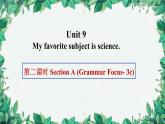 人教新目标版英语七年级上册 Unit 9 My favorite subject is science.第二课时Section A (Grammar Focus- 3c)课件