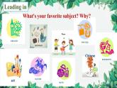 人教新目标版英语七年级上册 Unit 9 My favorite subject is science.第二课时Section A (Grammar Focus- 3c)课件