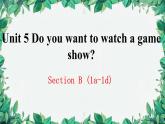 人教新目标(Go for it)版八年级上册Unit 5 Do you want to watch a game show Section B (1a-1d)课件